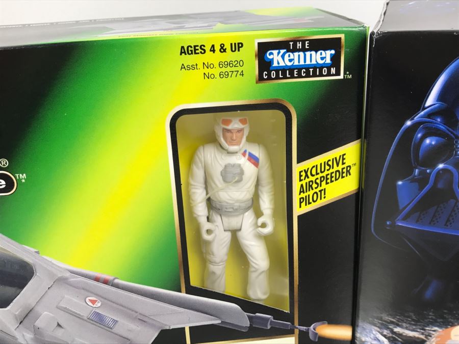 Set Of (3) Star Wars Vehicle Toys Airspeeder, Landspeeder And Cloud Car [Photo 7]