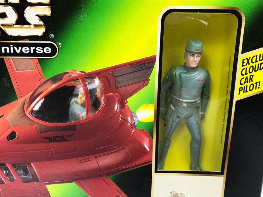 Set Of (3) Star Wars Vehicle Toys Airspeeder, Landspeeder And Cloud Car [Photo 10]