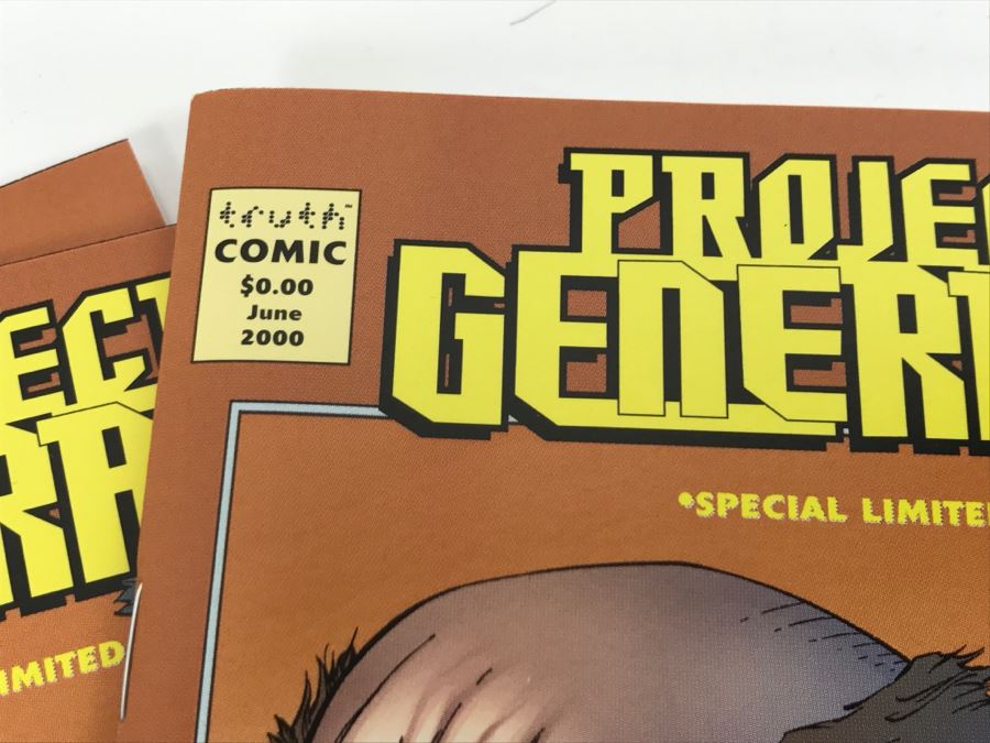 (6) Copies Of Project Generation Special Limited Edition Comic Books From Truth Comic 2000 [Photo 7]