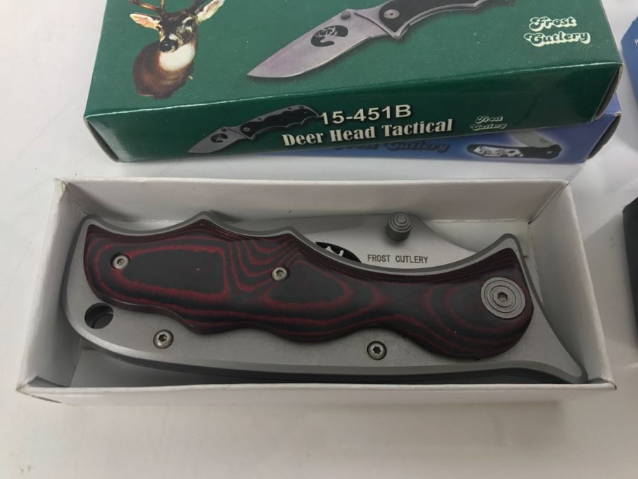 Set Of (8) Frost Cutlery New Old Stock Pocket Knives [Photo 9]