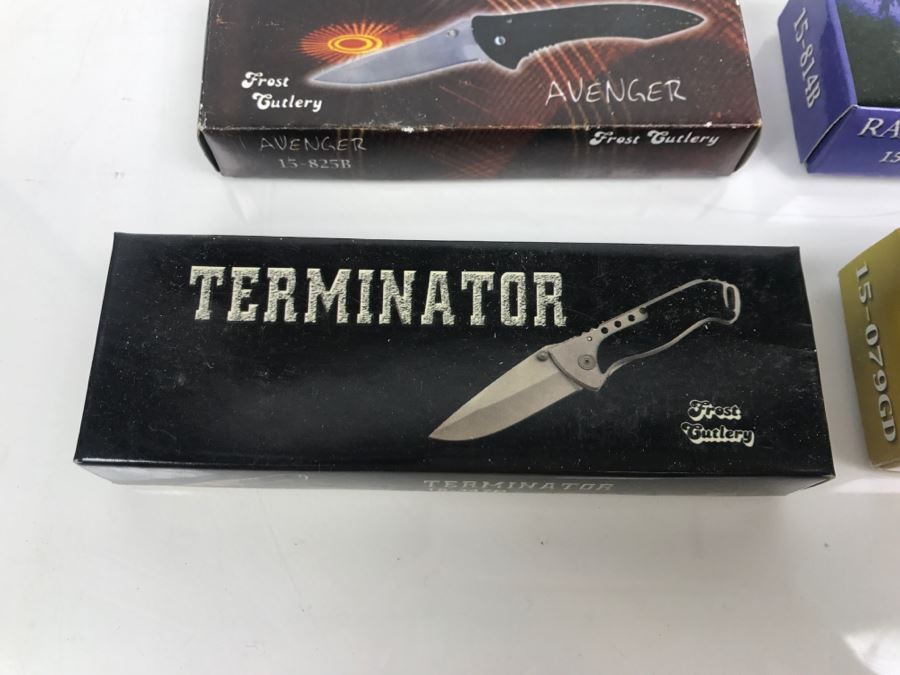 Set Of (8) Frost Cutlery New Old Stock Pocket Knives [Photo 3]