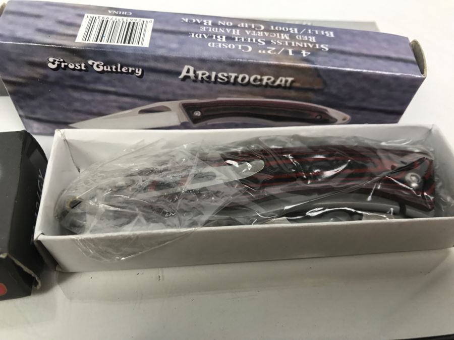 Set Of (8) Frost Cutlery New Old Stock Pocket Knives [Photo 13]