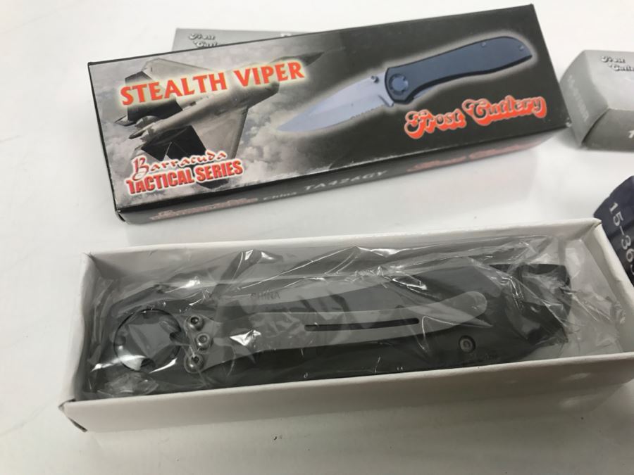 Set Of (8) Frost Cutlery New Old Stock Pocket Knives [Photo 12]