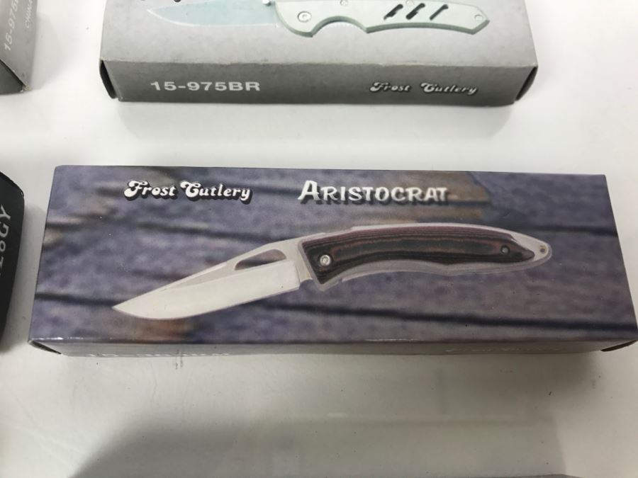 Set Of (8) Frost Cutlery New Old Stock Pocket Knives [Photo 6]