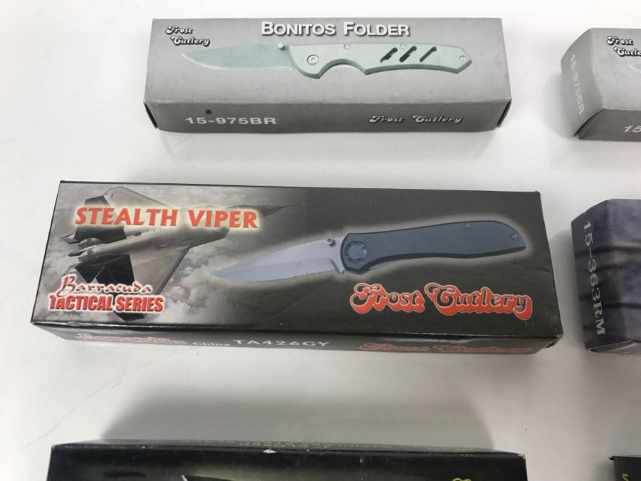 Set Of (8) Frost Cutlery New Old Stock Pocket Knives [Photo 5]