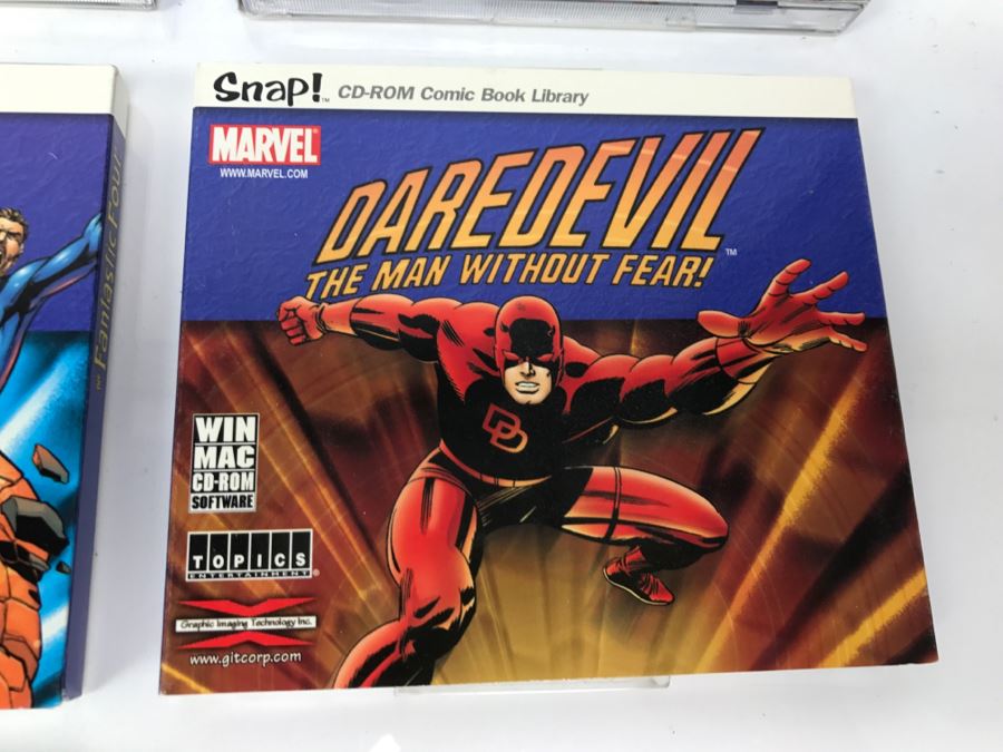 Collection Of (7) Sealed Marvel Comics Snap! CD-ROM Comic Book Library: X-Men, Spider-man, Hulk, Avengers, Iron Man, Fantastic Four, Daredevil [Photo 5]