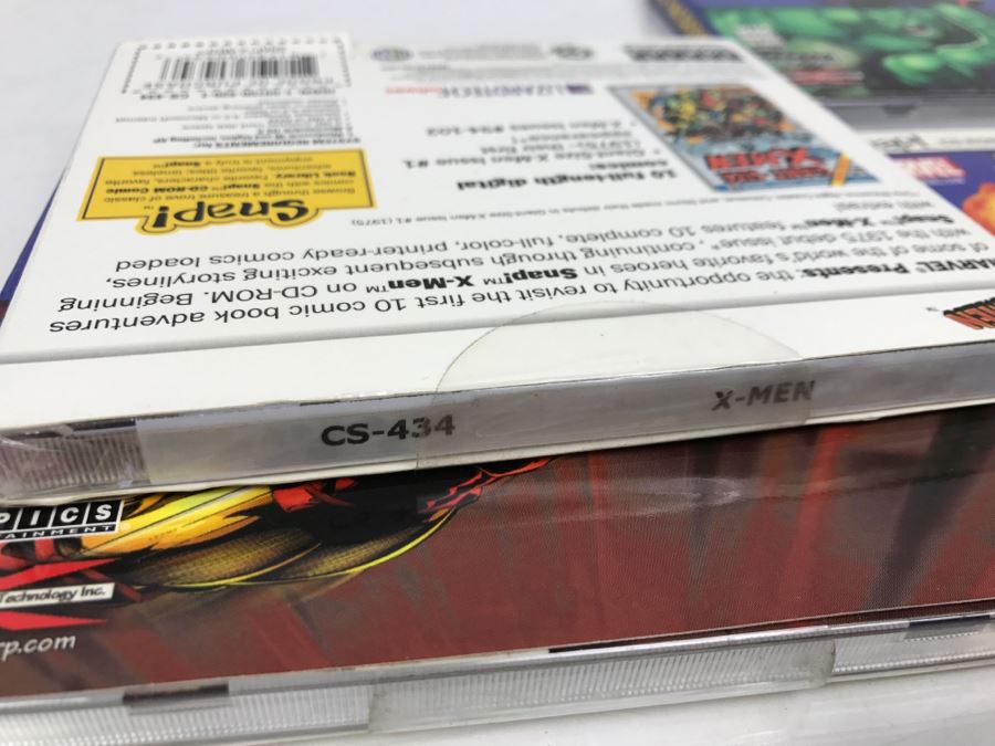 Collection Of (7) Sealed Marvel Comics Snap! CD-ROM Comic Book Library: X-Men, Spider-man, Hulk, Avengers, Iron Man, Fantastic Four, Daredevil [Photo 9]