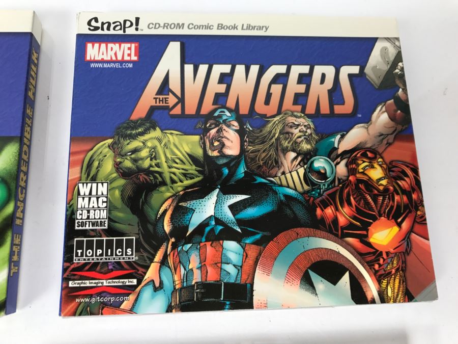 Collection Of (7) Sealed Marvel Comics Snap! CD-ROM Comic Book Library: X-Men, Spider-man, Hulk, Avengers, Iron Man, Fantastic Four, Daredevil [Photo 6]