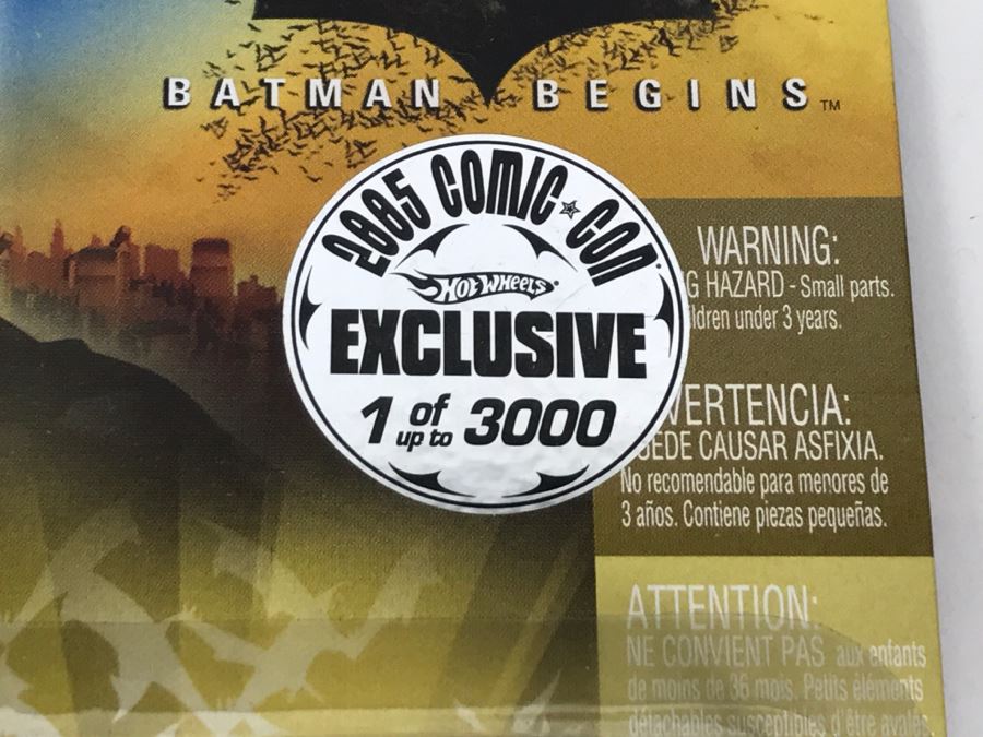 Pair Of 2005 Exclusive Limited Edition Of 3000 Hot Wheels Batman Begins Batmobile Cars Mattel 2005 [Photo 5]