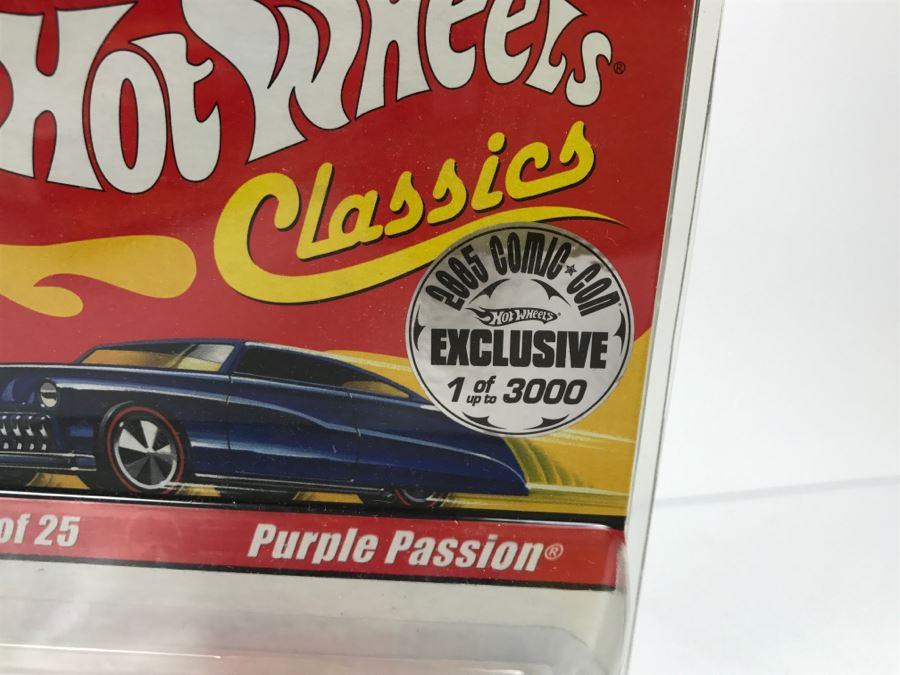 Pair Of 2005 Exclusive Limited Edition Of 3000 Hot Wheels Classics 20 Of 25 Purple Passion Sealed Mattel 2004 [Photo 4]