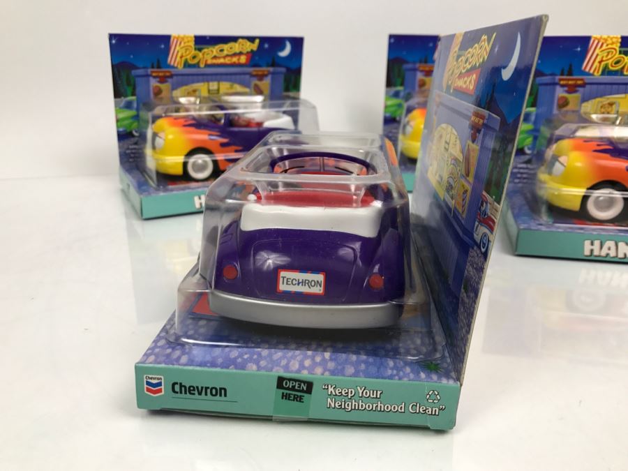 Set Of (4) New Old Stock Chevron Cars Hank Hot Rod 2001 [Photo 9]