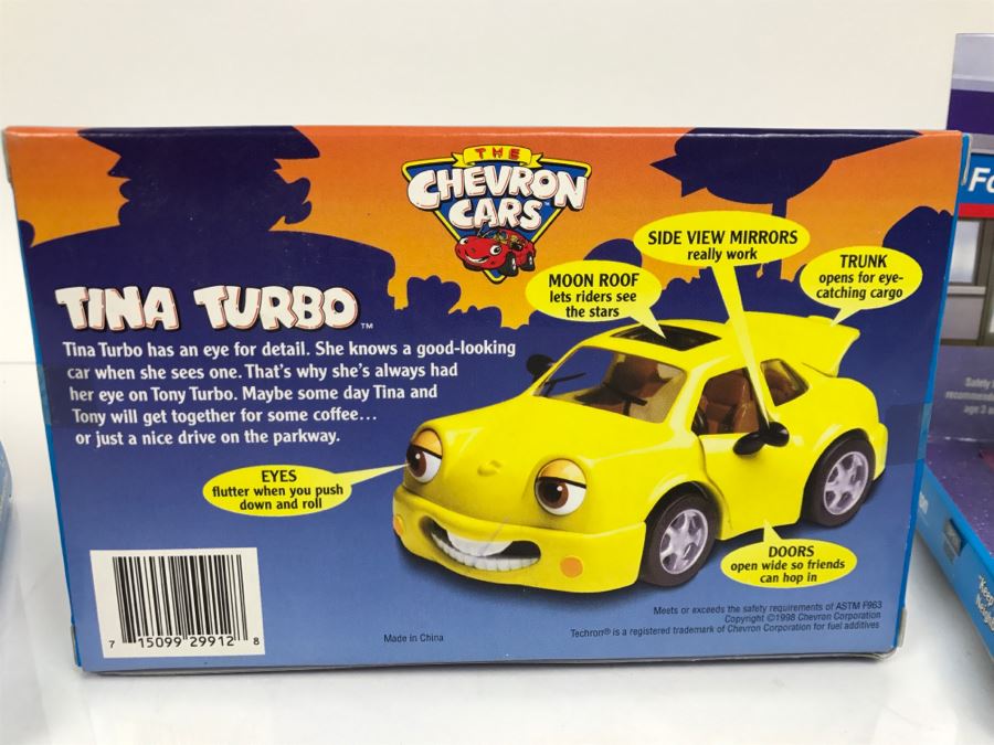 Set Of (4) New Old Stock Chevron Cars Tina Turbo 1998 [Photo 8]