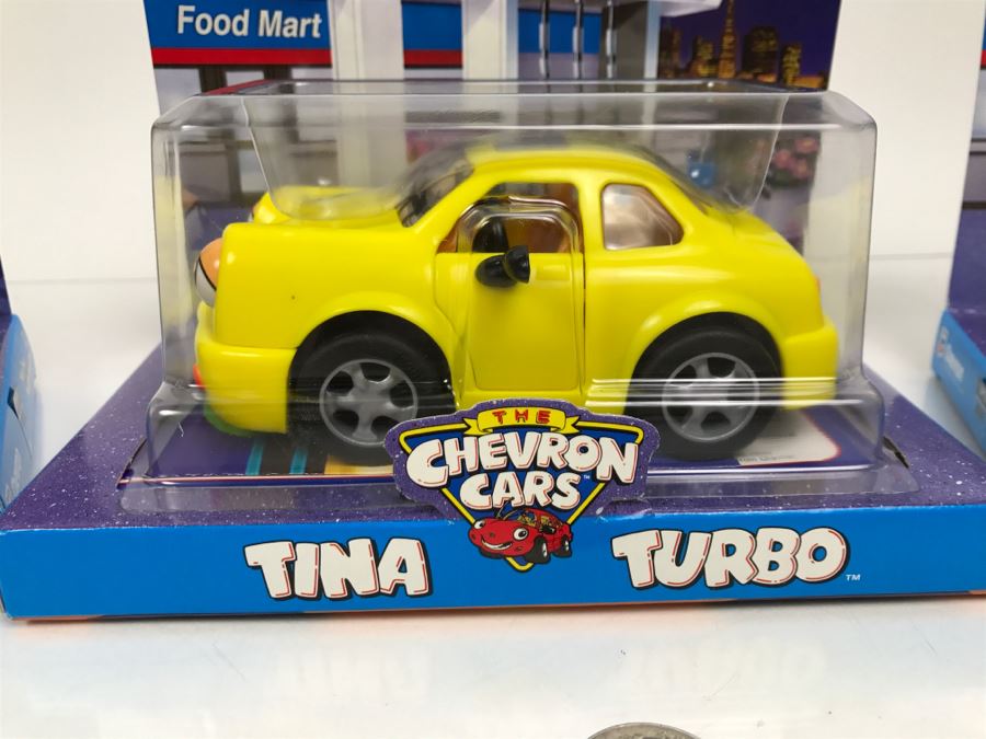 Set Of (4) New Old Stock Chevron Cars Tina Turbo 1998 [Photo 3]