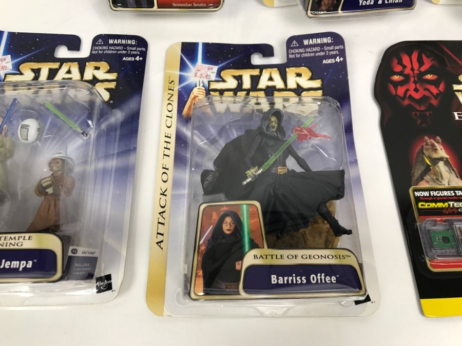 Collection Of Star Wars Action Figure Toys Blister Packs