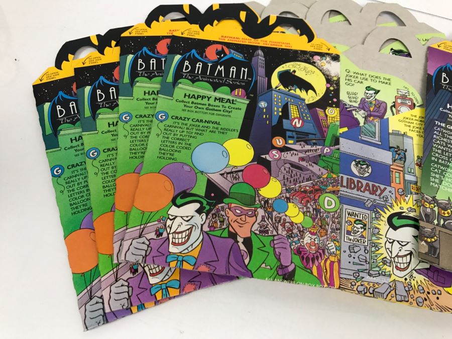 Harry Potter And The Chamber Of Secrets Ravenclaw Movie Promotion Notebook And Collection Of Batman Happy Meal Boxes New Old Stock New Old Stock [Photo 8]