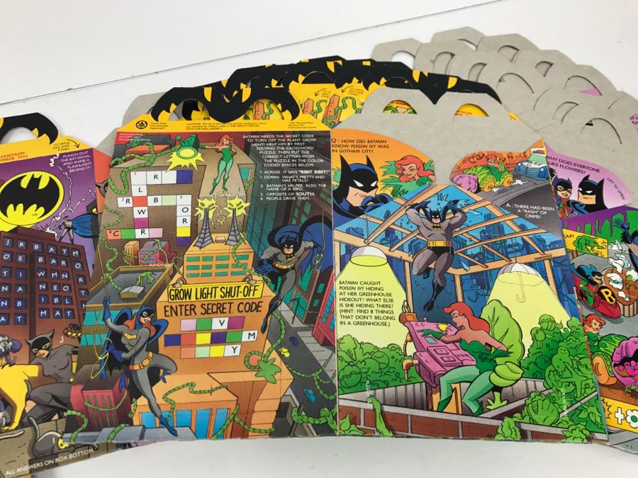 Harry Potter And The Chamber Of Secrets Ravenclaw Movie Promotion Notebook And Collection Of Batman Happy Meal Boxes New Old Stock New Old Stock [Photo 9]