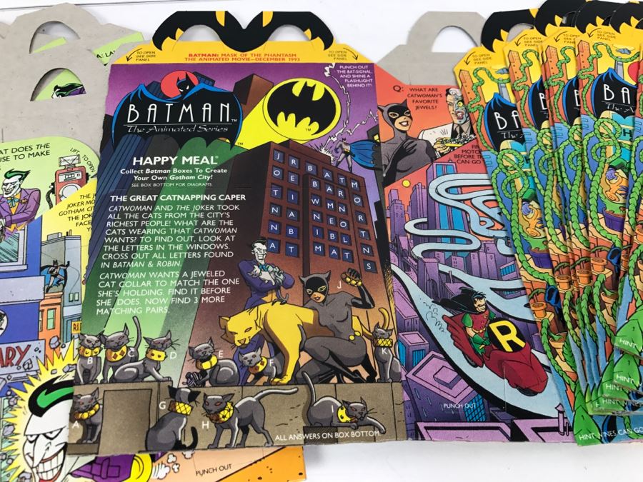 Harry Potter And The Chamber Of Secrets Ravenclaw Movie Promotion Notebook And Collection Of Batman Happy Meal Boxes New Old Stock New Old Stock [Photo 7]