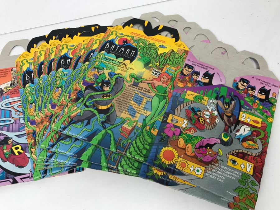 Harry Potter And The Chamber Of Secrets Ravenclaw Movie Promotion Notebook And Collection Of Batman Happy Meal Boxes New Old Stock New Old Stock [Photo 5]