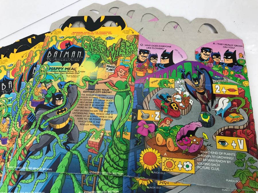 Harry Potter And The Chamber Of Secrets Ravenclaw Movie Promotion Notebook And Collection Of Batman Happy Meal Boxes New Old Stock New Old Stock [Photo 6]