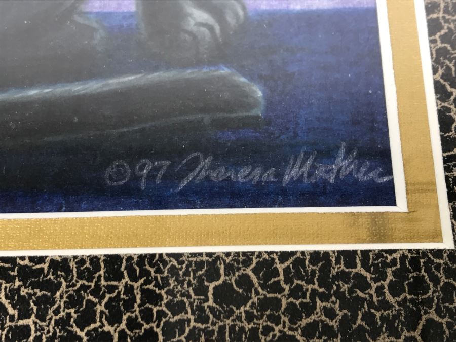 Original Comic Con Art Show Artwork By Theresa Mather Titled 'Bad Cat' 1998 [Photo 7]