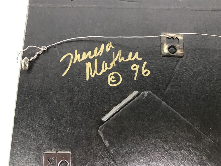 Original Comic Con Art Show Artwork By Theresa Mather Dragon Guarding Jewels 1996 [Photo 12]