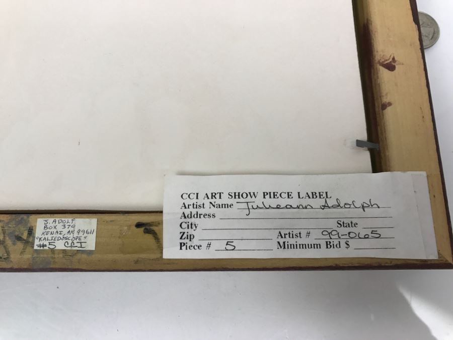 Original Comic Con Art Show Artwork By Julieann Adolph J Adolph Titled 'Kaliedoscope' AK [Photo 11]