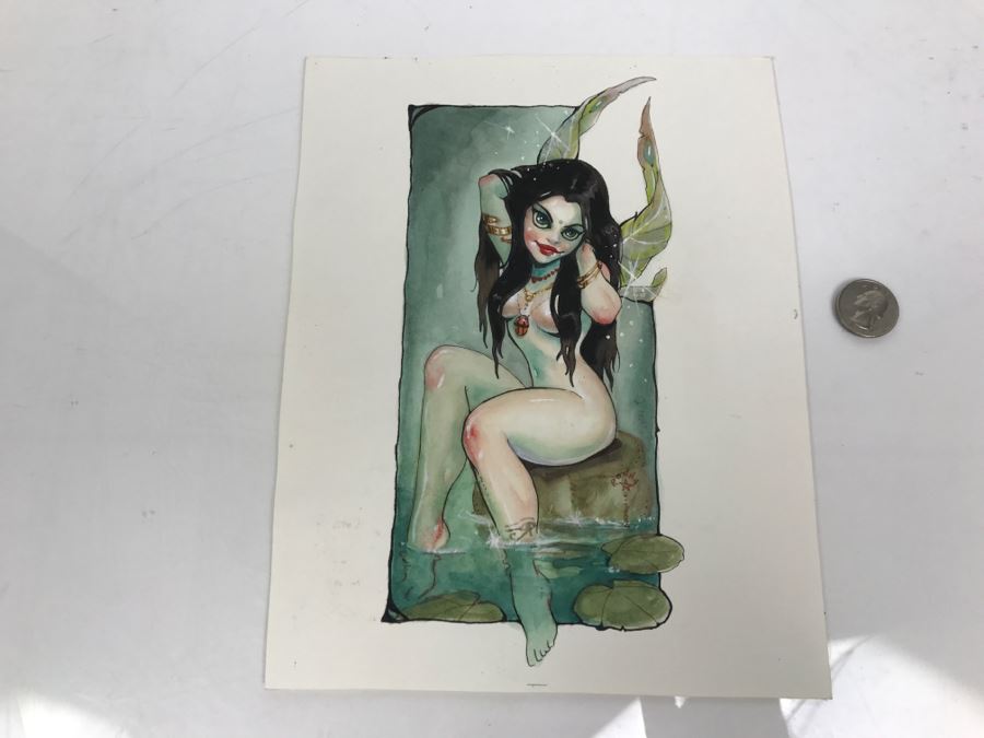Original Artwork Of Fairy By Ronny Vardy 2002 [Photo 2]