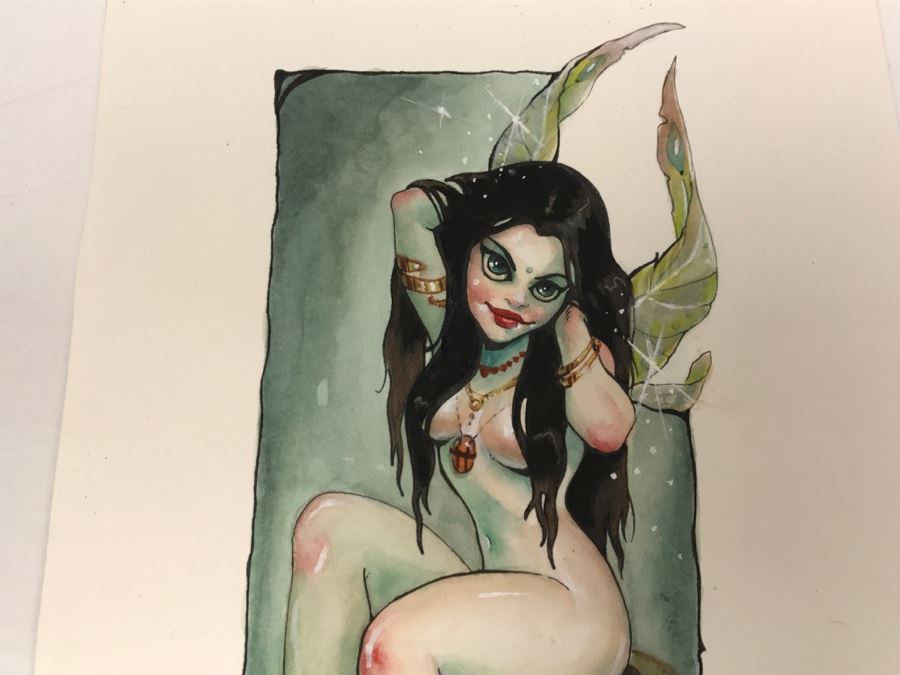 Original Artwork Of Fairy By Ronny Vardy 2002 [Photo 3]