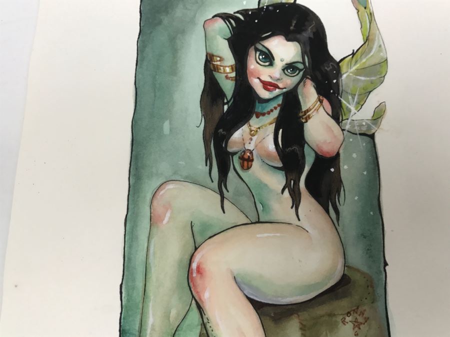 Original Artwork Of Fairy By Ronny Vardy 2002 [Photo 4]