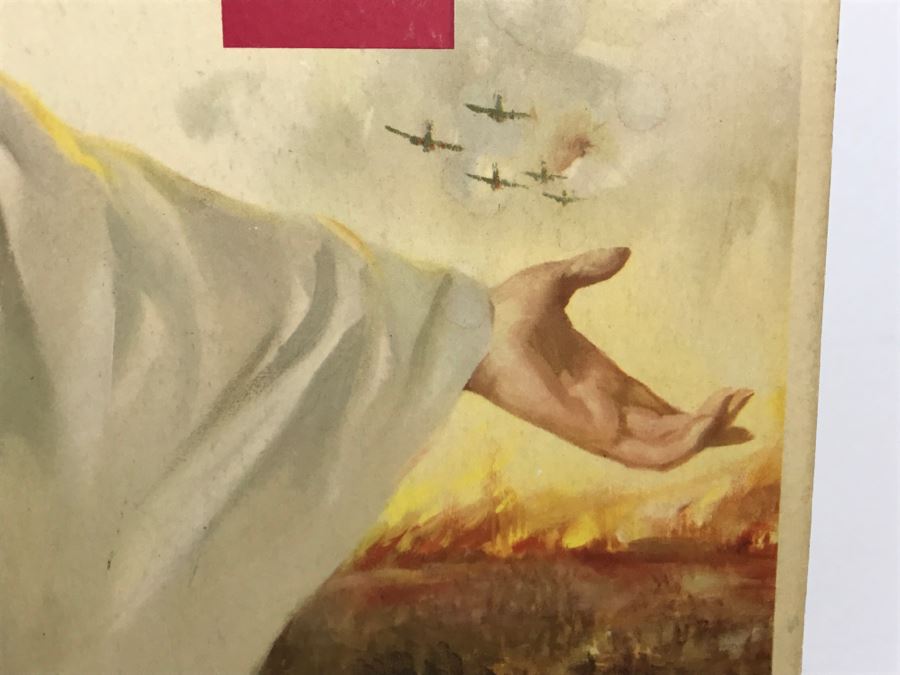 Vintage 1940's Red Cross War Fund 1943 Poster On Board The Greatest Mother In The World [Photo 6]