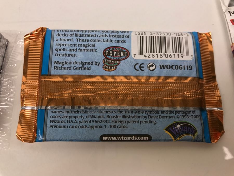 Various Unopened Card Packs: Magic The Gathering Invasion, Warlord Saga Of The Storm, And Maplestory Trading Card Games [Photo 10]