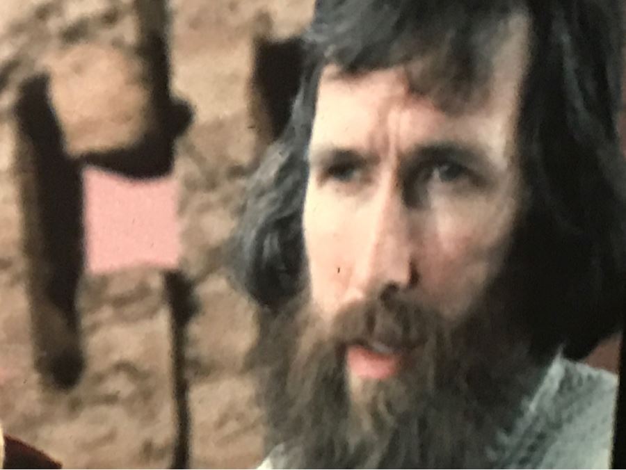 Original Early Slide From Jim Henson's Muppet Show Pilot Titled 'The Muppet Show: Sex And Violence' 1975 By Photographer Charles Rowan Featuring Jim Henson Holding Early Kermit The Frog [Photo 5]