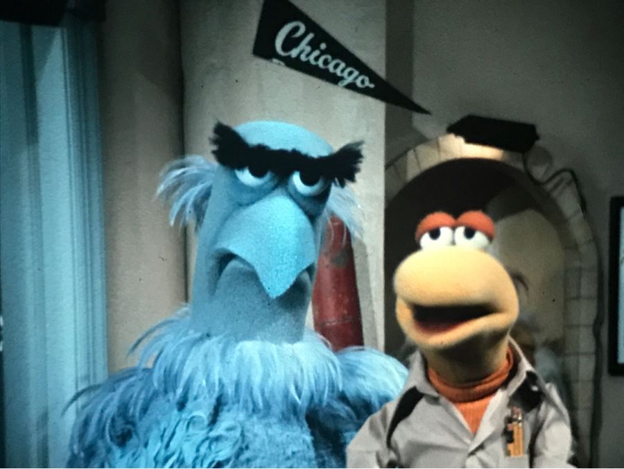 Original Early Slide From Jim Henson's Muppet Show Pilot Titled 'The Muppet Show: Sex And Violence' 1975 By Photographer Charles Rowan [Photo 2]