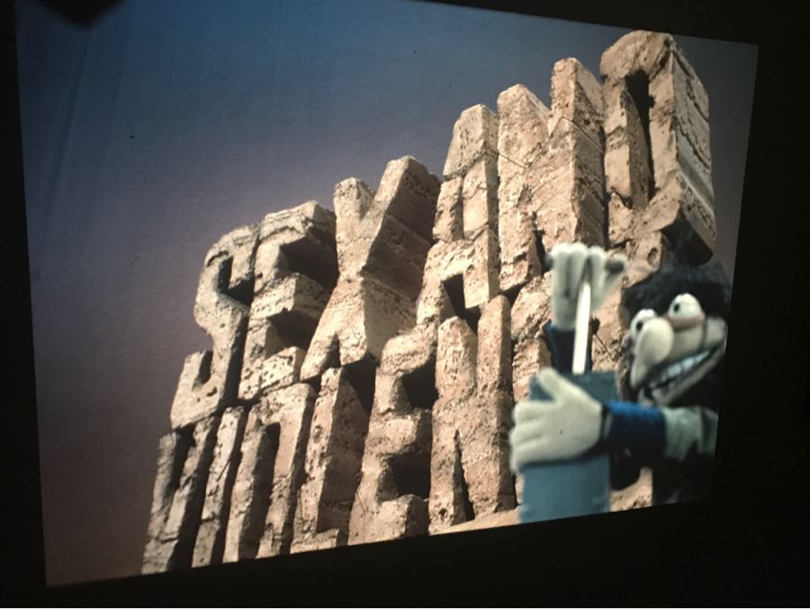 Original Early Slide From Jim Henson's Muppet Show Pilot Titled 'The Muppet Show: Sex And Violence' 1975 By Photographer Charles Rowan [Photo 6]