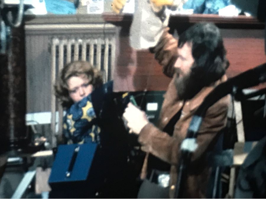 Original Early Slide From Jim Henson's Muppet Show Pilot Titled 'The Muppet Show: Sex And Violence' 1975 By Photographer Charles Rowan Featuring Jim Henson Holding Early Kermit The Frog [Photo 4]