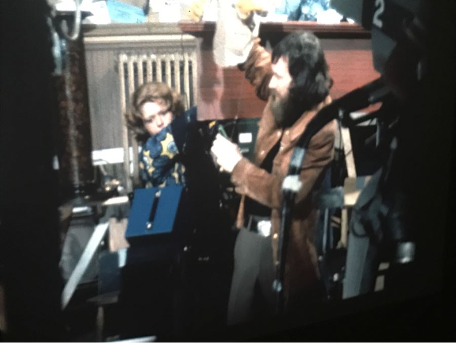 Original Early Slide From Jim Henson's Muppet Show Pilot Titled 'The Muppet Show: Sex And Violence' 1975 By Photographer Charles Rowan Featuring Jim Henson Holding Early Kermit The Frog [Photo 9]