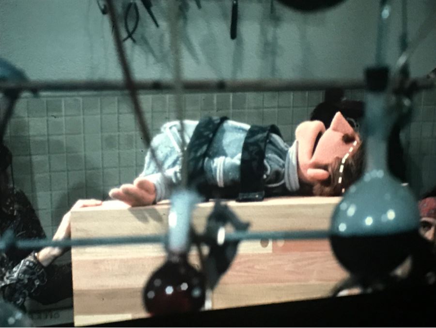 Original Early Slide From Jim Henson's Muppet Show Pilot Titled 'The Muppet Show: Sex And Violence' 1975 By Photographer Charles Rowan Featuring Jim Henson In Slide [Photo 2]