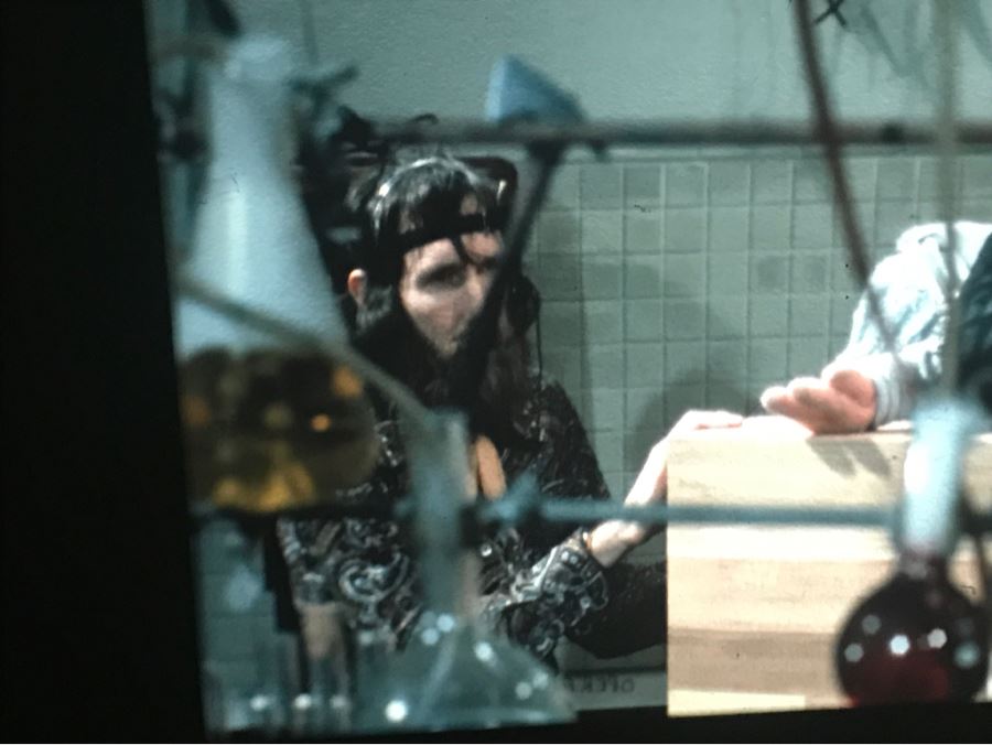 Original Early Slide From Jim Henson's Muppet Show Pilot Titled 'The Muppet Show: Sex And Violence' 1975 By Photographer Charles Rowan Featuring Jim Henson In Slide [Photo 4]