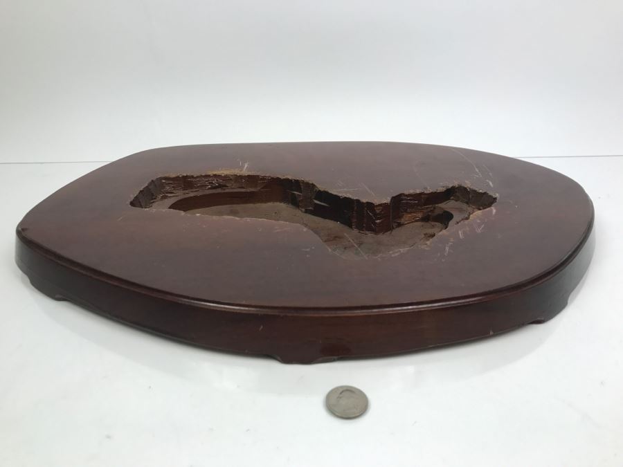 Huge Amethyst Geode Rock Stone With Wooden Base For Presentation 19'W X 11'D X 12'H [Photo 6]