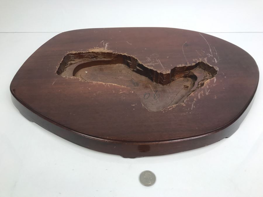 Huge Amethyst Geode Rock Stone With Wooden Base For Presentation 19'W X 11'D X 12'H [Photo 7]