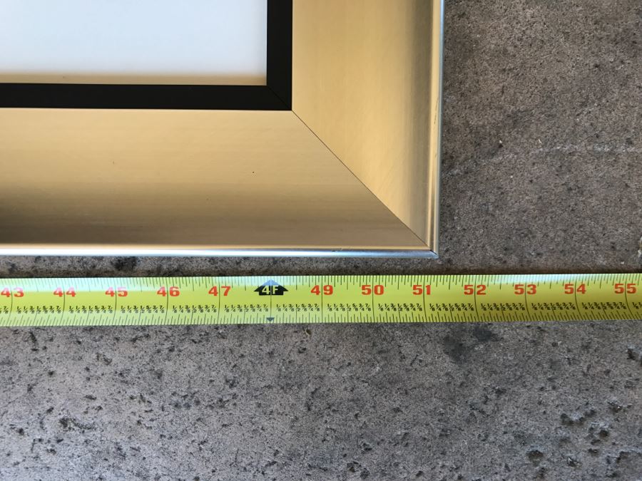 Large Framed Photograph By John T. Ravize Titled 'Neptune's Garden Big Sur' 2000 Limited Edition 81 Of 144 51' X 44' [Photo 23]