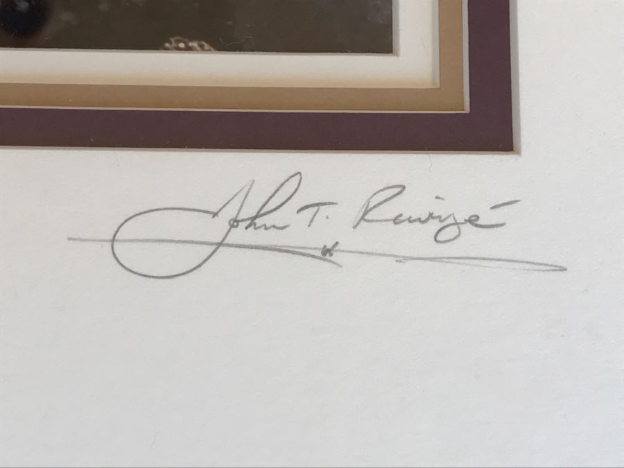 Large Framed Photograph By John T. Ravize Titled 'Neptune's Garden Big Sur' 2000 Limited Edition 81 Of 144 51' X 44' [Photo 16]