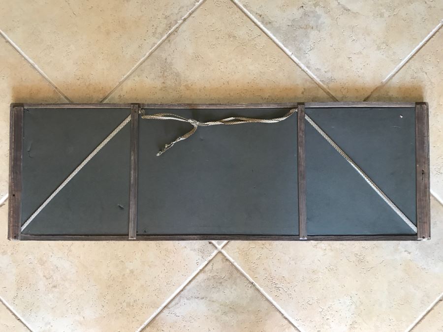 Original Antique Triptych (3) Chinese Landscape Paintings Attributed To Fei Qinghu Late 18th To Early 19th Century [Photo 9]