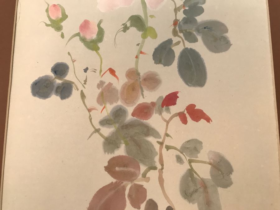 Original Signed Chinese Floral Painting [Photo 11]