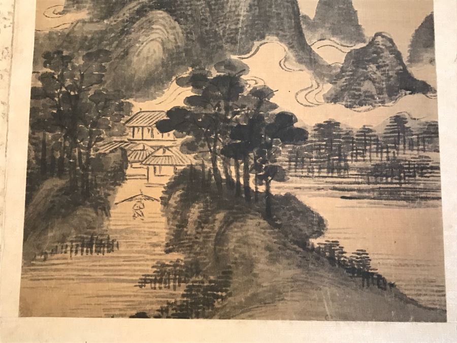 Original Signed Antique Chinese Landscape Painting [Photo 4]