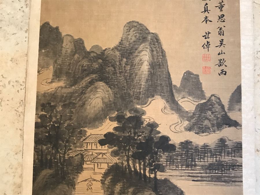 Original Signed Antique Chinese Landscape Painting [Photo 5]