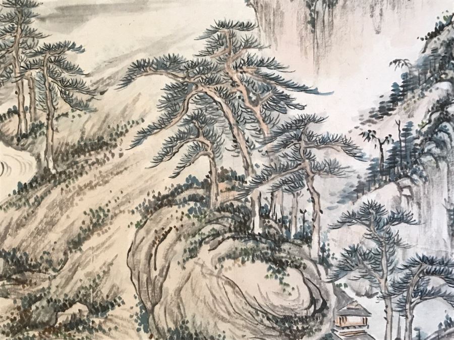 Original Signed Antique Chinese Landscape Painting [Photo 4]