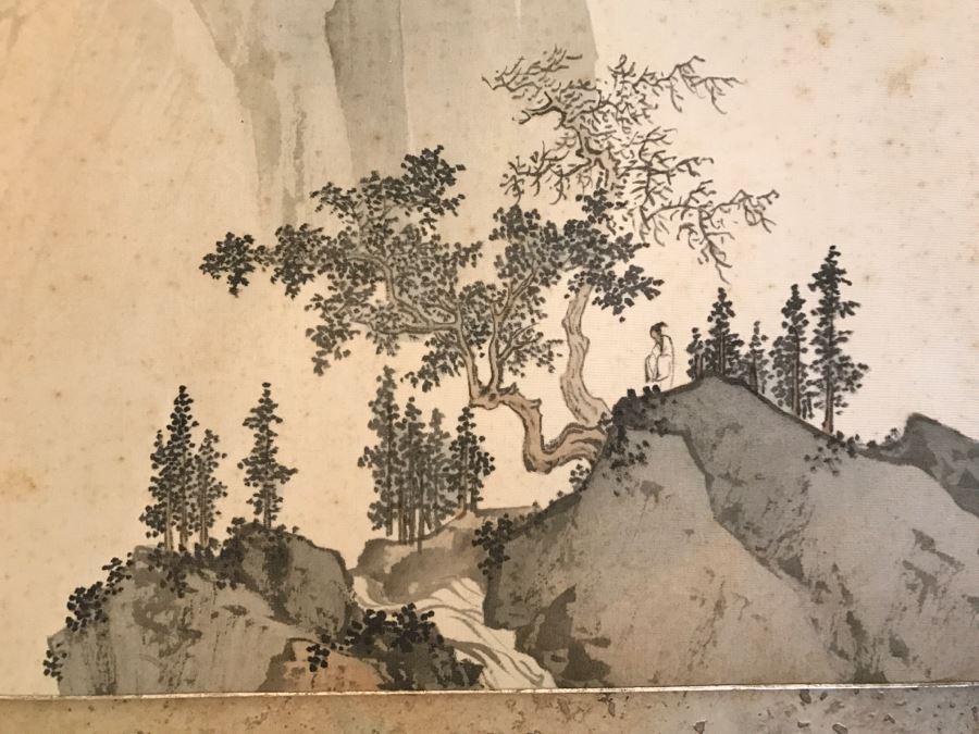 Original Signed Antique Chinese Landscape Painting (Some Foxing) [Photo 6]