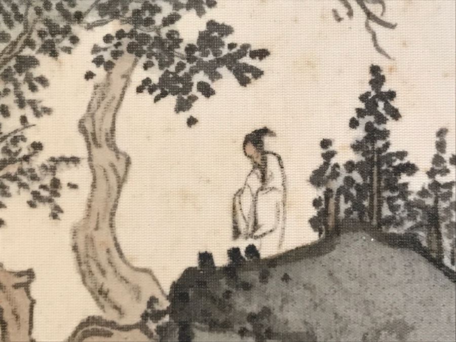 Original Signed Antique Chinese Landscape Painting (Some Foxing) [Photo 4]