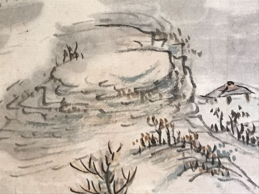 Original Signed Antique Chinese Landscape Painting [Photo 8]